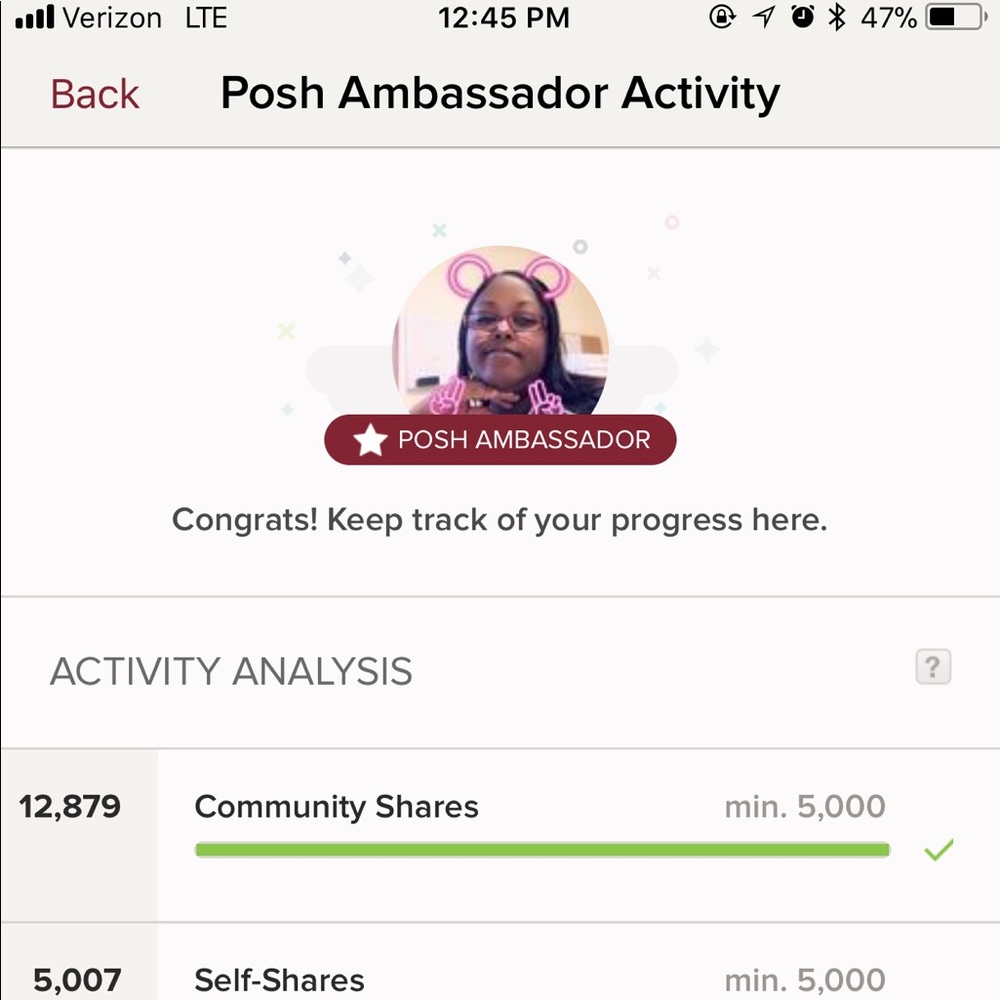 It’s official I’m a Posh Ambassador 🎊🎊🎊🎊